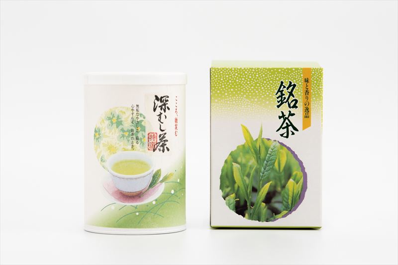 特上深蒸し緑茶　紙缶100ｇ